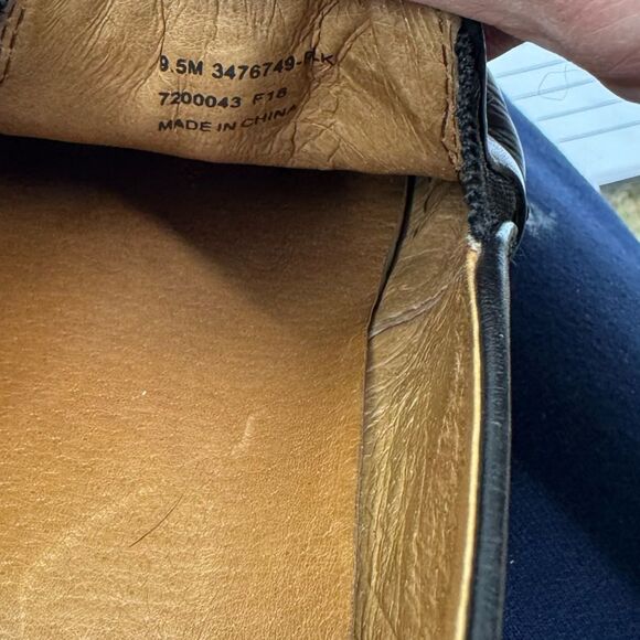 Frye Gemma Tassel Slip On Leather Shoes 9.5M - Picture 9 of 11